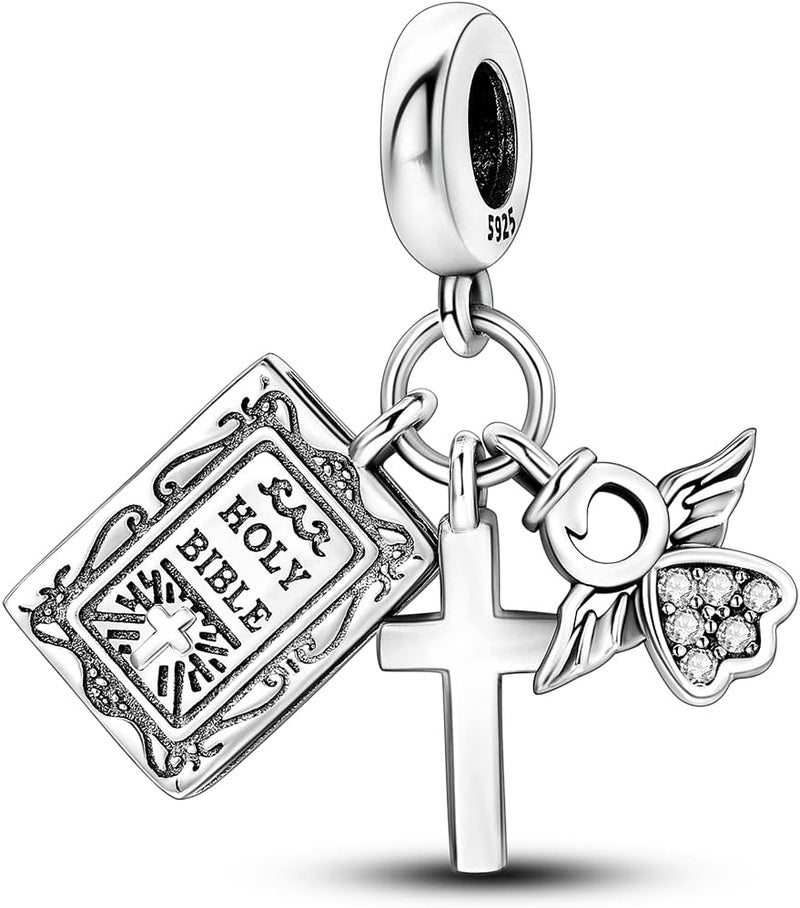 MULA 925 Sterling Silver Charms for Bracelets and Necklaces Butterfly Beads Dangle Pendants Jewelry Charms for Women - Image 1
